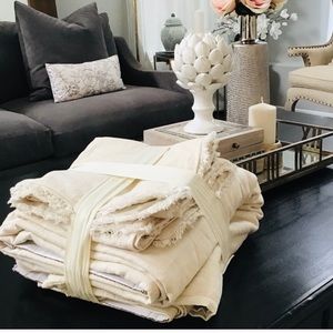 Casaluna KING Heavy Linen Duvet Cover - Natural